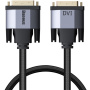 Baseus cплетен кабел за свързване от DVI male / DVI male - 1 m - черен