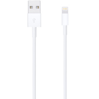 Оригинален Apple USB-A / Lightning кабел за iPhone / iPad / iPod / Airpods - 2 m - бял