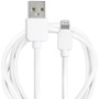 Кабел USB-A / Lightning за синхронизиране и зареждане за iPhone / iPad / iPod / AirPods - 1 m - бял