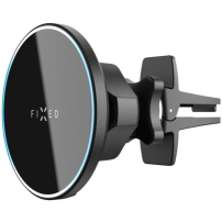 FIXED MagRound MagSafe 15W държач за вентилационна решетка за iPhone - черен