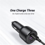 UGREEN Автомобилно зарядно с 2x USB-C / USB-A порта - 65W - черно