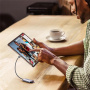 UGREEN 2в1 адаптер с четец за карти - слот за SD / TF карта към USB-C - тъмно сив