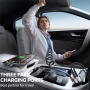 JOYROOM CL07 комплект за зарядно за кола с USB-C / USB-A портове и USB-C кабел - 72W - 1,6 m - черен