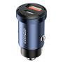Автомобилно зарядно ESSAGER ES-CC07 с портове USB-C / USB-A - 30W - тъмно синьо