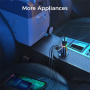Автомобилно зарядно устройство JOYROOM CL21 с 2x USB-C / USB-A порта и разклонител за запалка - 150W - черно