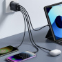 JOYROOM JR-TCN03 Зарядно устройство с 4x USB-A порта - 24W - черно