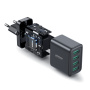 JOYROOM JR-TCN03 Зарядно устройство с 4x USB-A порта - 24W - черно