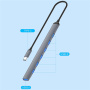 ADS-303C 7в1 хъб - 7x USB-A към USB-C - сив