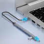 ADS-303C 7в1 хъб - 7x USB-A към USB-C - сив