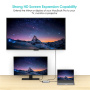 11-в-1 хъб - слот за SD/TF карта / RJ45 / HDMI / VGA / 3,5 mm жак / USB-C / 4x USB-A към USB-C за MacBook - сив