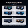UGREEN CM880 7-в-1 хъб - 2x HDMI / 3x USB-C / 2x USB-A към USB-C за MacBook - тъмно сив