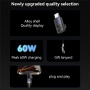 Yesido GS28 мини адаптер за зареждане и данни - Lightning към USB-C - черен