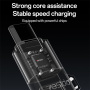 Yesido GS28 мини адаптер за зареждане и данни - Lightning към USB-C - черен