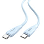 USAMS US-SJ716 кабел за зареждане и данни - USB-C към USB-C - 1 m - розов