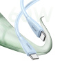 USAMS US-SJ716 кабел за зареждане и данни - USB-C към USB-C - 1 m - розов