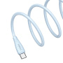 USAMS US-SJ716 кабел за зареждане и данни - USB-C към USB-C - 1 m - розов