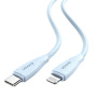 USAMS US-SJ717 кабел за зареждане и данни - USB-C към Lightning - 1 m - бял