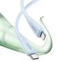 USAMS US-SJ717 кабел за зареждане и данни - USB-C към Lightning - 1 m - бял
