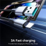 JOYROOM S-A28 Плетен кабел за зареждане и данни - USB-A към Lightning - 1 м - черен