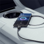 ESSAGER ES-X46 плетен кабел за зареждане и данни - USB-A към USB-C - 1 m - розов