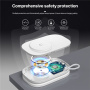 T5 3в1 безжично MagSafe зарядно устройство за iPhone / Apple Watch / AirPods - 15W - бяло