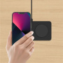 M15 2в1 безжично зарядно устройство за iPhone / AirPods - 15W - черно