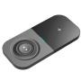 T2A 2в1 безжично зарядно за iPhone / Apple Watch / AirPods - 15W - черно