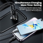 Автомобилно зарядно устройство Toocki TQ-CC25A с USB-C / USB-A портове - 60W - черно