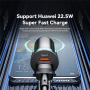 Автомобилно зарядно ESSAGER ES-CC12 с USB-C / USB-A портове - 30W - черно