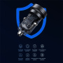 USAMS US-CC175 Автомобилно зарядно с USB-C / USB-A портове - 45W - черно