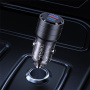 USAMS US-CC176 Автомобилно зарядно с USB-C / USB-A портове - 95W - черно