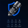 USAMS US-CC176 Автомобилно зарядно с USB-C / USB-A портове - 95W - черно