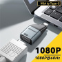 ESSAGER ES-OTG22 видео преходник - VGA към USB-C - тъмно сив