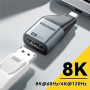 ESSAGER ES-OTG22 видео редуктор - Display Port към USB-C - тъмно сив