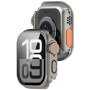 Калъф в стил Watch Ultra със закалено стъкло за Apple Watch 46mm - естествен титан