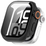 Калъф в стил Watch Ultra със закалено стъкло за Apple Watch 42mm (Series 10 / 11) - черен