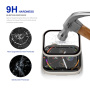 Rurihai закалено стъкло с пластмасова рамка за Apple Watch 44mm - starlight