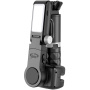 Q18 Многофункционален селфи Bluetooth Gimbal стик със стабилизатор и проследяване на движението за iPhone - черна