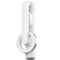 Селфи Bluetooth стик / трипод с магнитно закачане за iPhone - бял