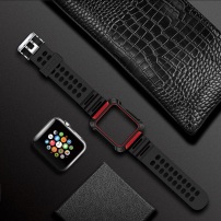 Totudesign калъф с каишка за Apple Watch Ultra 49mm / 46mm / 45mm / 44mm / 42mm - червен