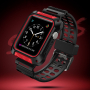 Totudesign калъф с каишка за Apple Watch Ultra 49mm / 46mm / 45mm / 44mm / 42mm - червен