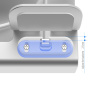 Алуминиева станция 3в1 за iPhone / Apple Watch / AirPods - сива
