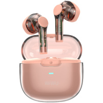 Wiwu T12 bluetooth безжични слушалки - розова