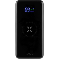 FIXED MagZen пауър банка с Qi и MagSafe зареждане с портове USB-A / USB-C - 10000 mAh - черна