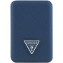 Guess Grained Triangle Logo безжично MagSafe powerbank с USB-C порт - 5 000 mAh - тъмно синьо