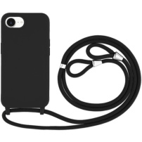Предпазен калъф с връзка за iPhone 16e / 17e - черен