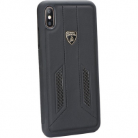 Lamborghini Huracan Carbon оригинален кейс за iPhone X / XS - черен