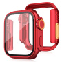 Калъф в стил Watch Ultra със закалено стъкло за Apple Watch 42mm (Series 10 / 11) - червен