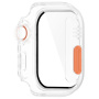Калъф в стил Watch Ultra със закалено стъкло за Apple Watch 42mm (Series 10 / 11) - млечен