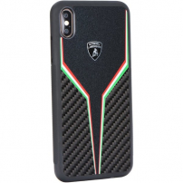 Lamborghini оригинален кейс за iPhone XR - черен
